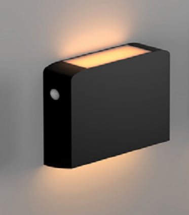 Westgate WFRA-8-UDL-MCTP-BR-DD-P 8 Inch Flat wall up/down light selectable power & 3CCT, dual dimming, 120/277V Bronze Finish
