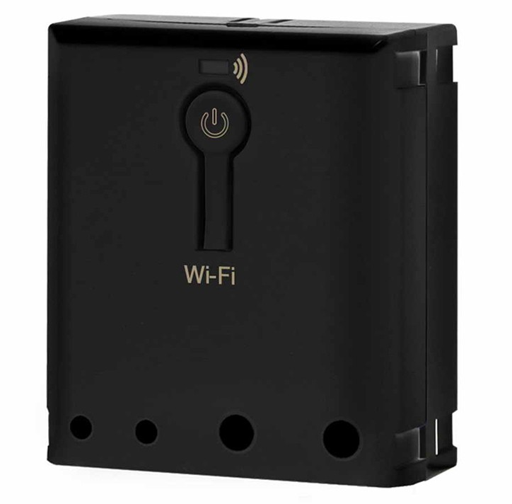 Enerlites WFRSM1-BK 10A 120-277V Smart Wifi Single Relay Switch Module, Black