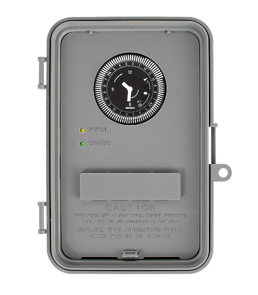 Intermatic WHAVQ4 24 Hour 120-240V Water Heater Timer with Battery Backup and Auto-voltage, 40A SPDT/DPDT, Type 3R Indoor/Outdoor Plastic Enclosure