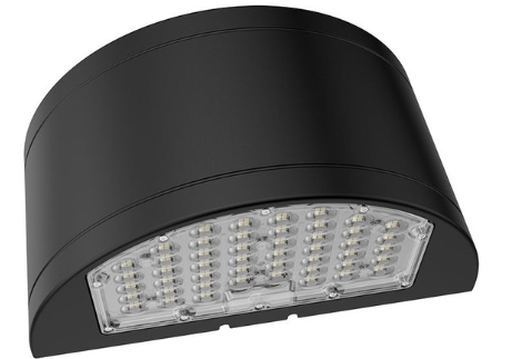 Westgate WHCX-24-40W-MCTPB-BK Half-Cylinder Wall Pack, Selectable Wattage 24/32/40W, Multi-Color Temperature, Select Type 2/3/4 With Photocell, Black Finish