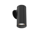 Eurofase WHSW01BR10022640WCL 10-in 26W Whiskey Wall Mount Light - Broad - 4000K - 120V/2777 - (W) Wide 38° - (CL) Clear - Black/White