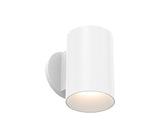 Eurofase WHSW02BR6021335WCL 06-in 13W Whiskey Wall Mount Light - Broad - 3500K - 120V/2777 - Wide 38° - (CL) Clear - White/White