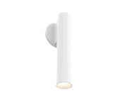 Eurofase WHSW02SL13011335WCL 13-in 13W Whiskey Wall Mount Light - Slim - 3500K - 120V/2777 - Wide 38° - (CL) Clear - White/Black