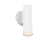 Eurofase WHSW02SL8021340WCL 8-in 13W Whiskey Wall Mount Light - Slim - 4000K - 120V/2777 - (W) Wide 38° - (CL) Clear - White/White