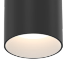 Eurofase Lighting WHSS01SL13021330WCL 13-in 13W Whiskey Surface Mount, Square, Wide, 120V-277V, 3000K, Black/White, Clear