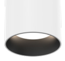Eurofase Lighting WHSS01SL18011327MCL 18-in 13W Whiskey Surface Mount, Square, Medium, 120V-277V, 2700K, Black/Black, Clear