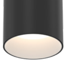 Eurofase Lighting WHSS01SL8021335MCL 8-in 13W Whiskey Surface Mount, Square, Medium, 120V-277V, 3500K, Black/White, Clear