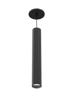 Eurofase Lighting WHSSU01SL18011327WCL 18-in 13W Whiskey Pendant Light, Square, Wide, 120V-277V, 2700K, Black/Black,Clear