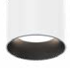 Eurofase Lighting WHSSU02SL13011330WCL 13-in 13W Whiskey Pendant Light, Square, Wide, 120V-277V, 3000K, White/Black, Clear