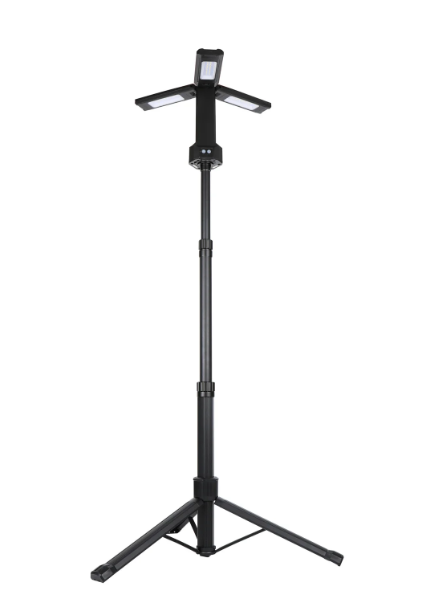 Feit Electric WLR2000/TRIPOD/RP 2000 Lumen Rechargeable LED Work Light With Tripod Multi Color Temperature, Voltage 100V-240V Pack 1