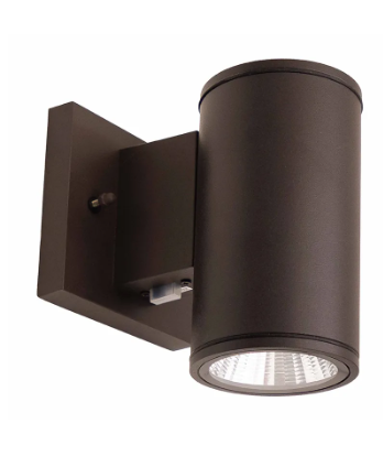 Westgate WMC2-DL-MCT-AZ-DT 2" CCT-Adjustable LED Outdoor Cylinder Lights, 6W, 3000K/4000K/5000K Antique Bronze Finish