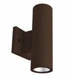 Westgate WMC2-UDL-MCT-AZ-DT 2" CCT-Adjustable LED Outdoor Cylinder Lights, 6W/12W, 3000K/4000K/5000K Antique Bronze Finish