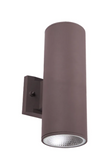 Westgate WMC4-UDL-MCTP-BR-DD-P 4" LED Cylinder Lights 120-277V with Photocell, CCT 3000K/4000K/5000K, Bronze Finish