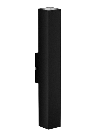 Westgate WMCS5-36-UDL-MCTP-DD-BK 5 Inch Square X 35 Inch Outdoor Cylinder 30/40/50W 3CCT 120-277V DUAL-DIM Photocell Black Finish