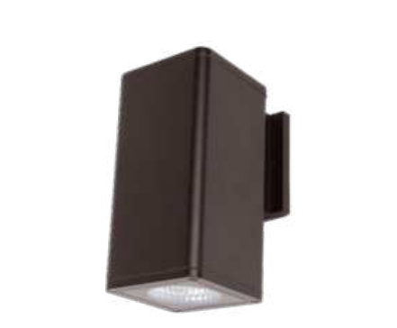Westgate WMCSR-DL-MCTP-D-BR 4.3 Inch Round-Corner Square Down Light Cylinder Wattage/CCT Selectable 10W/18W/25W 3000K/4000K/5000K 0-10V Dimming Bronze Finish