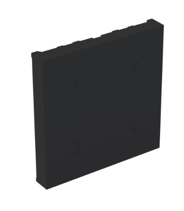 Legrand WNACB40CKITG1 Adorne Smart Scene Controller Color Change Kit, Graphite Finish