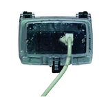 Intermatic WP1000HC Clear Plastic In-Use Weatherproof Cover, Single-Gang, Hrz, 2.25"