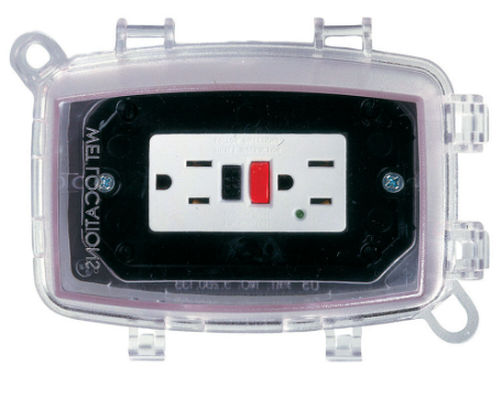 Intermatic WP1100C 2.75" Clear Plastic In-Use Weatherproof Cover, Single-Gang, Vrt/Hrz