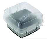 Intermatic WP5240C 3.625" Extra-Duty Plastic In-Use Weatherproof Cover, Double-Gang, Vrt, Clear