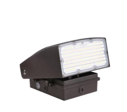 Eiko WPA1-PS30-FCCT-H Wattage Selectable Dark Bronze Wall Pack Light, 3000K/4000K/5000K, 4140/2760/1656lm