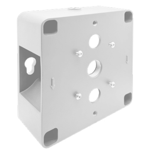 EnvisionLED WPFC-ARC-JBOX-WH Wall Mount Bracket for Conduit Runs White Finish