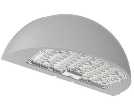 Westgate WPMX-24-40W-MCTPB-SIL HALF-MOON Wall Pack, Selectable Wattage 24/32/40W, Multi-Color Temperature, Select Type 2/3/4 With Photocell, Silver Finish