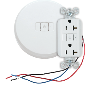 Wattstopper WRC-15-1-W Half Controlled 15-amp Receptacle, White