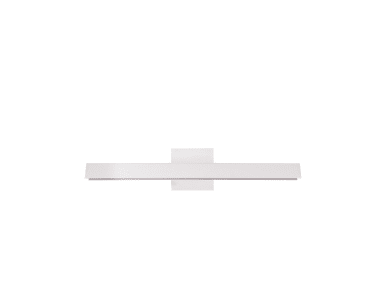 Kuzco Lighting WS10415-WH-2700K Galleria 15" Tall LED Wall Sconce Light, 3000K, 800lm, 11W