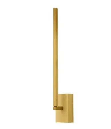 Kuzco Lighting WS25118-BG-UNV Pandora 21" Tall LED Wall Sconce Light, 3000K, 15W, 1190lm , Brushed Gold Finish