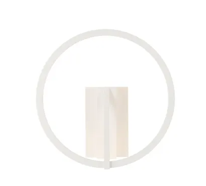 Kuzco Lighting WS27713-WH-3WCCT-UNV Roda 14" Tall LED Wall Sconce Light, 2700K-3000K-4000K, 15W, 1000lm , White Finish