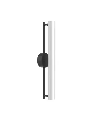 Kuzco Lighting WS70130-BK-UNV Gramercy 30-in Black LED Wall Sconce Light, 29W, 3000K, 2465lm