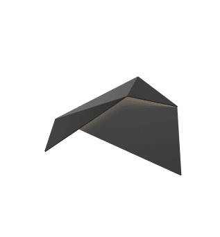 Kuzco Lighting WS70410-BK-UNV Taro 8" Tall LED Wall Sconce Light, 8W, 3000K, 510lm