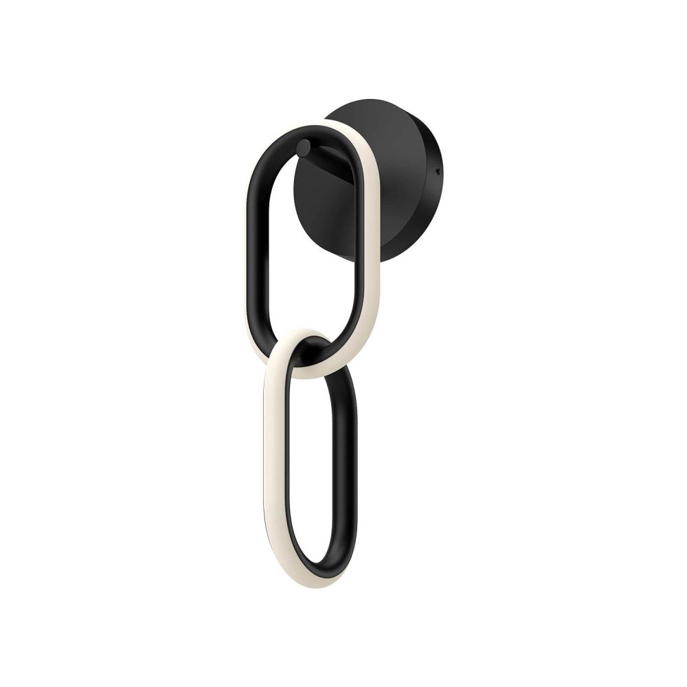 Kuzco Lighting WS92617-BK-UNV Airen 17 inch Tall LED Wall Sconce in Black with White Silicone Diffuser