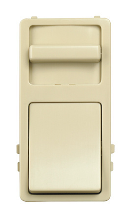 Wattstopper WSKITPI Trademaster® Preset Wide Slide Face Cover, Ivory Finish