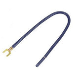 Orbit WTST-8-BL 8” Cu. #12AWG Stranded Wire Tail With Pre-stripped And Flanged Spade Terminal Blue Finish