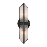 Alora Lighting WV332815UBCR Cairo 2 Light 3.38 inch Urban Bronze Bath Vanity Light Wall Light