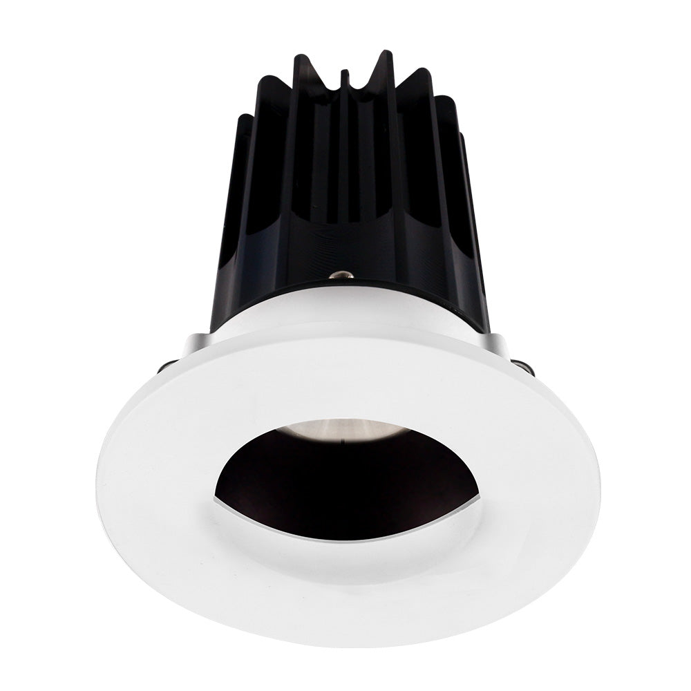 Lotus LED Lights LED-2-S15W-3018K-2RRBZ-2RWW-24D 2 Inch Round Recessed LED Downlight, Wattage 15W, High Output, Color Temperature 3000-1800K, Dim to Warm, 24 Degree Beam Spread, Bronze Reflector, Wall Wash Trim