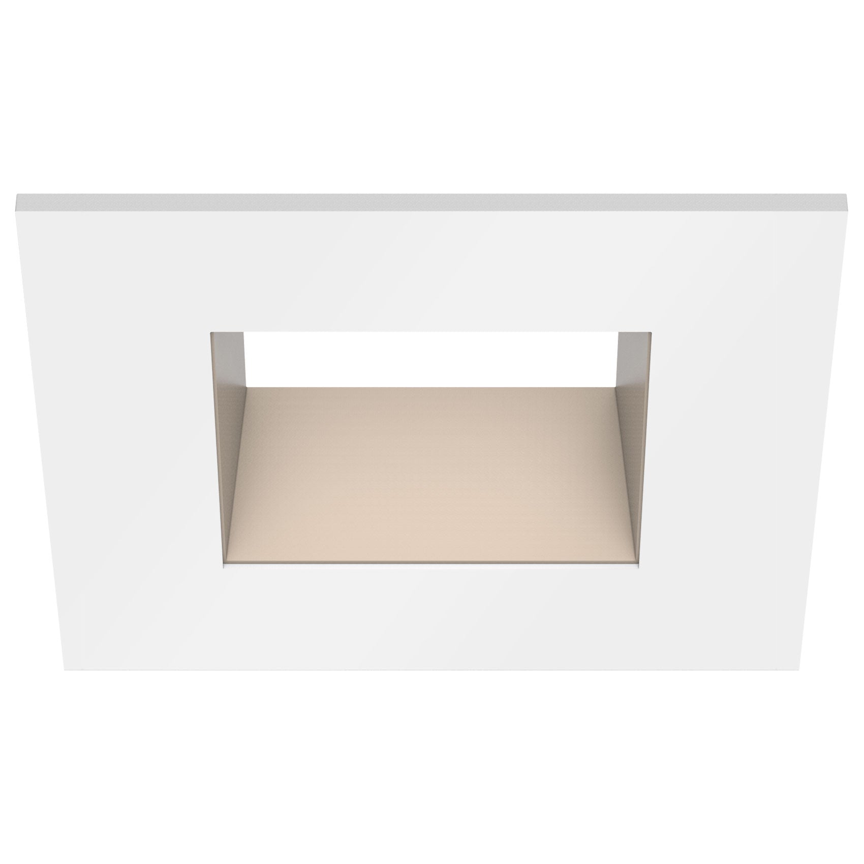 CSL Lighting ED3-SFSTCW ECO 3IN Square Fixed Downlight Trim White/Champagne