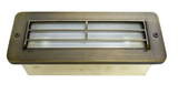 Dabmar Lighting LV632-WBS Brass Louvred Step Light G4, Voltage 12V, Weathered Brass Finish