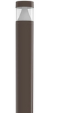 Westgate BOL-42-R-C-C-MCTP-BR 42" Round Flat Top Bollard LED, Selectable Wattage, Multi-Color Temperature, Voltage 120-277VAC, Bronze Finish