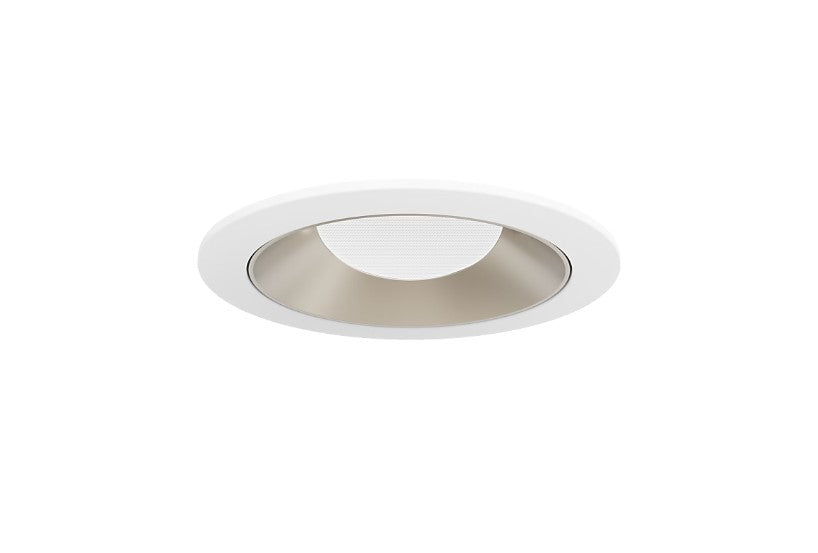 Visual Comfort Architectural ENCL3RRF-L12935WI-C-W Modern Entra CL 3" Round Wall Wash Flanged IC Airtight Trim / Remodel Housing - CCT: 3500K - 12W - Reflector/Baffle Color: Champagne - Finish: White