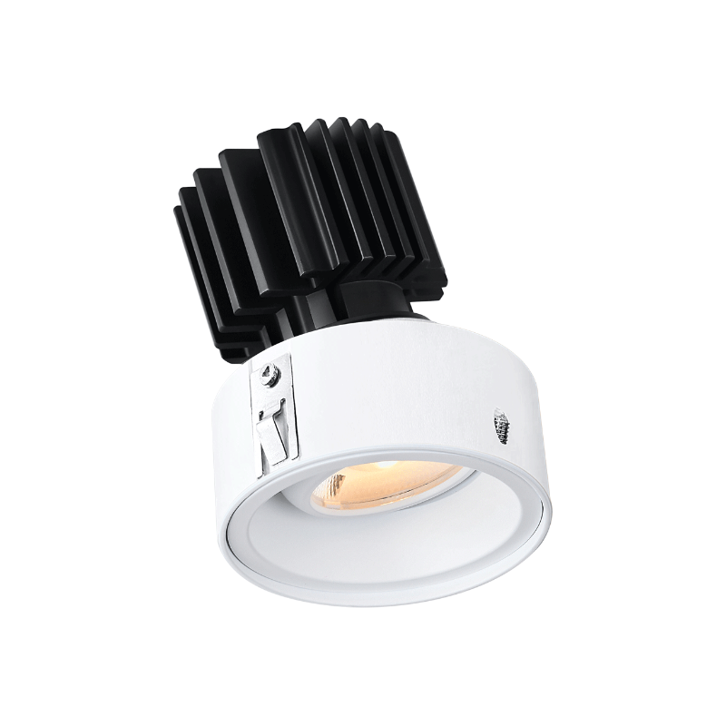 Lotus LED Lights L3G-RIF-WH-LW36-4C90 3" Tangra Gimbal Round Recessed Invisible Flangeless Trim - CCT: 4CCT+Dim to Warm - CRI: 95 - Trim Finish: White - Optics: Lens White - Beam Angle: 36°