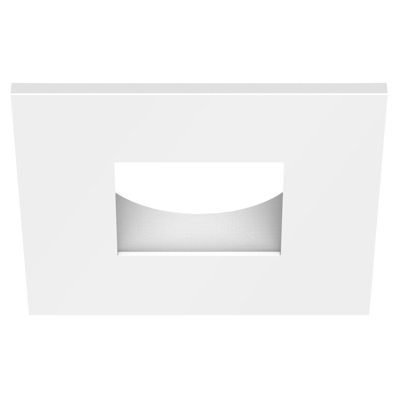 CSL Lighting ED1-SSTWT ECO 1IN Square Downlight Trim White Finish