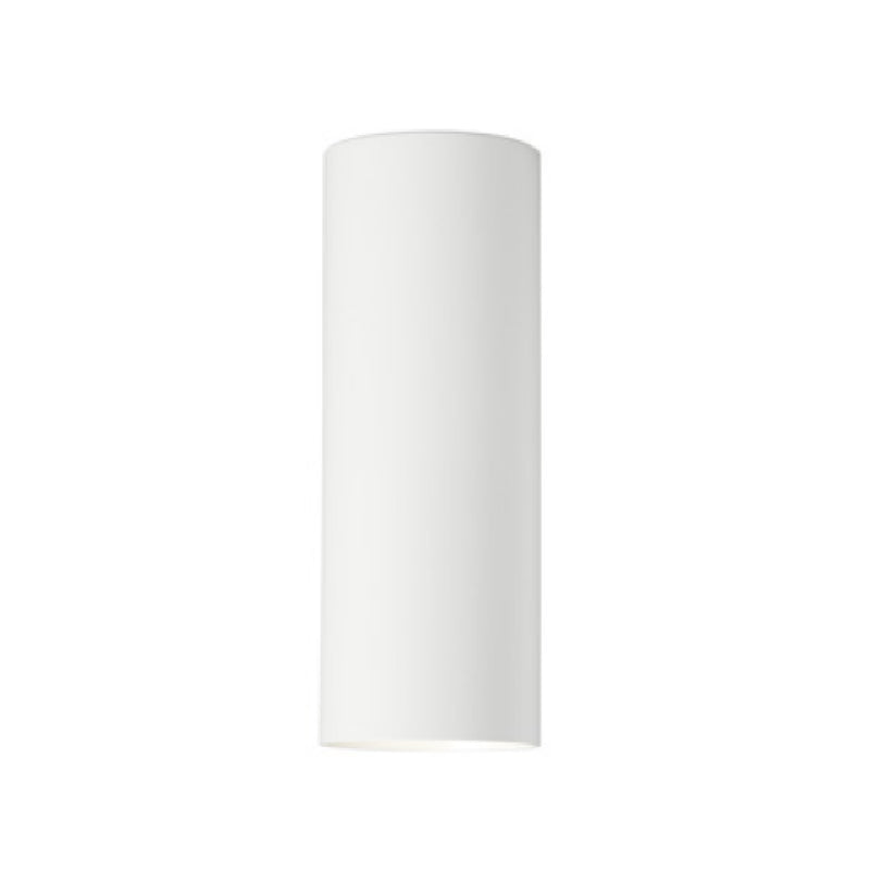 Visual Comfort Architectural ENCY3RF-L279272D-UNV-BW 3" 27W Fixed White Cylinder Flush Mount LED Ceiling Light - Black Reflector - CCT 2700K - Beam Spread: 25°