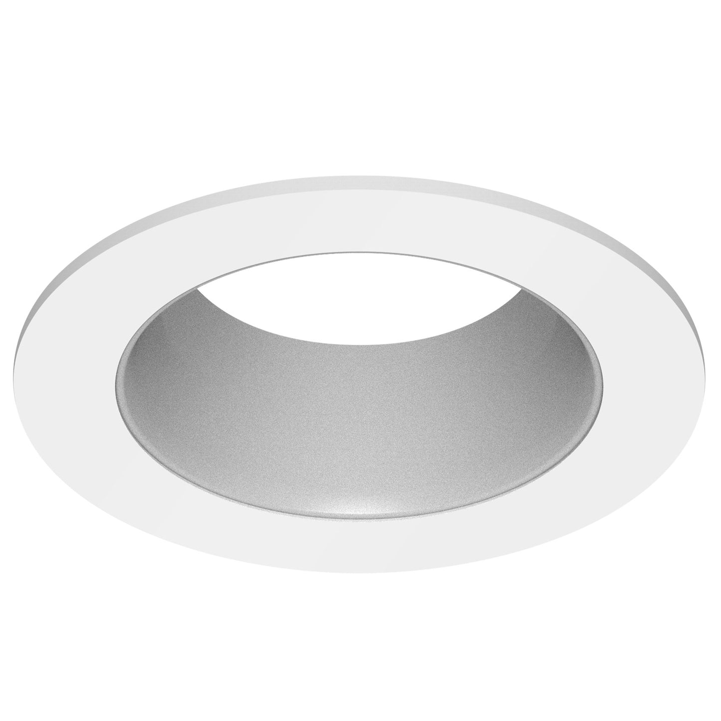 CSL Lighting ED3-RFSTSW ECO 3IN Round Fixed Downlight Trim White / Silver