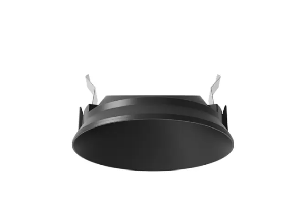 DMF Lighting X2TRASBKFL X-Series 2" Round Adjustable Beveled Flangeless Trim - Black