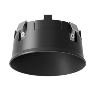 DMF Lighting X2TRDSBKFL X-Series 2" Round Downlight Beveled Flangeless Trim, Black Finish