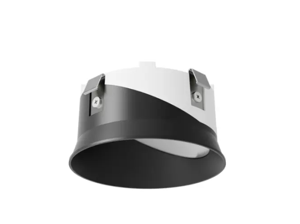 DMF Lighting X2TRDWBKFL X-Series 2" Round Downlight Wall Wash Flangeless Trim - Black