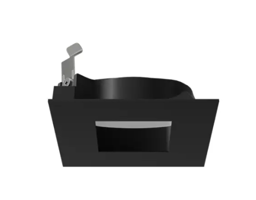 DMF Lighting X2TSAPBKFL X-Series 2" Square Adjustable Pinhole Flangeless Trim - Black