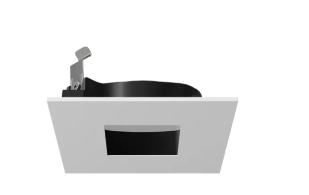 DMF Lighting X2TSAPWH X-Series 2" Square Adjustable Pinhole Trim - White